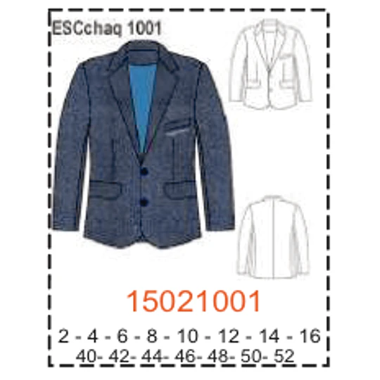 MOLDE CHAQUETA HOMBRE- 2