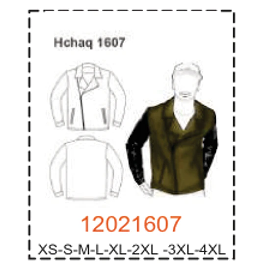 MOLDE CHAQUETA HOMBRE- 2