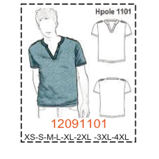 MOLDE POLERAS HOMBRE 1