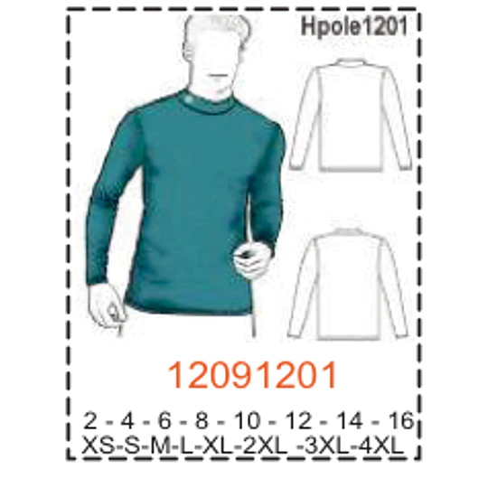 MOLDE POLERAS HOMBRE 1