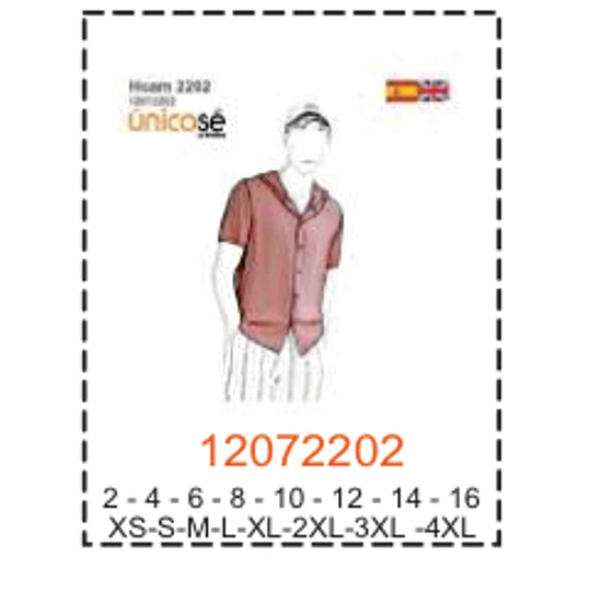 MOLDE CAMISAS HOMBRE 2