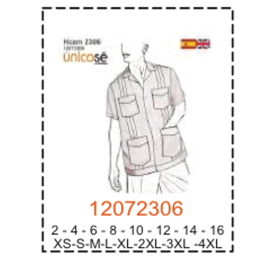 MOLDE CAMISAS HOMBRE 2