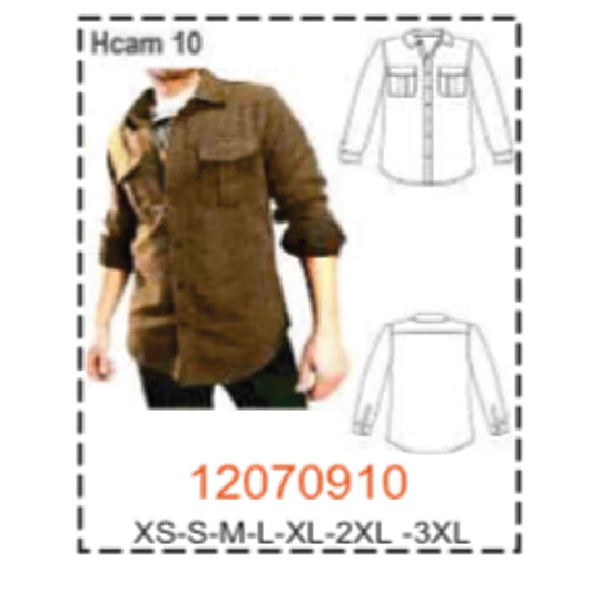 MOLDE CAMISAS HOMBRE 1