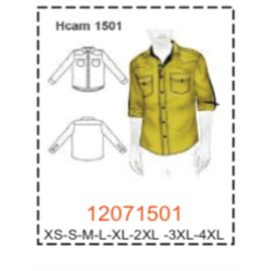 MOLDE CAMISAS HOMBRE 1