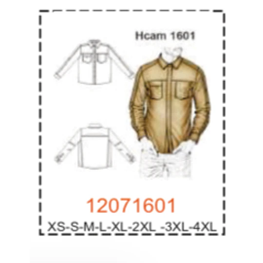 MOLDE CAMISAS HOMBRE 1