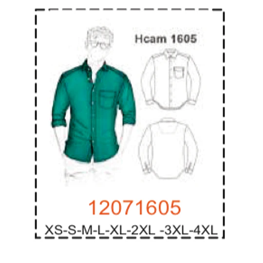 MOLDE CAMISAS HOMBRE 1