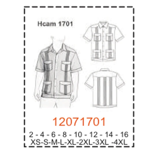 MOLDE CAMISAS HOMBRE 1