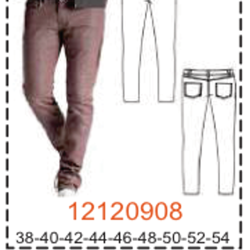 MOLDE PANTALONES HOMBRE 1