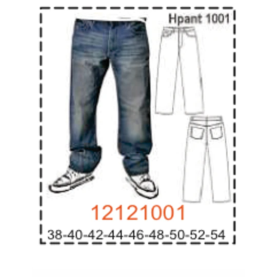 MOLDE PANTALONES HOMBRE 1