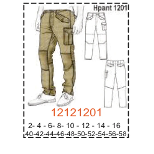 MOLDE PANTALONES HOMBRE 1