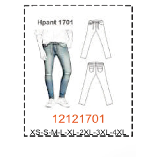 MOLDE PANTALONES HOMBRE 1