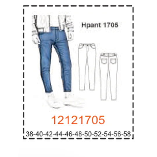 MOLDE PANTALONES HOMBRE 1