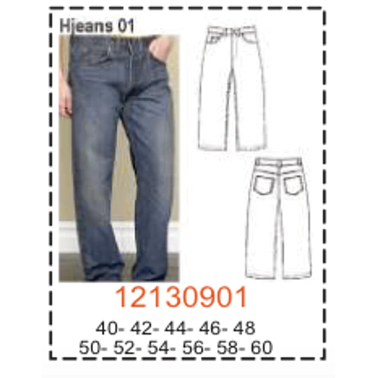 MOLDE PANTALONES HOMBRE 2