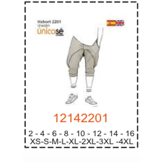 MOLDE SHORTS HOMBRE 