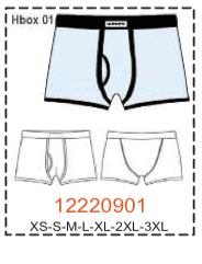 MOLDE ROPA INTERIOR HOMBRE