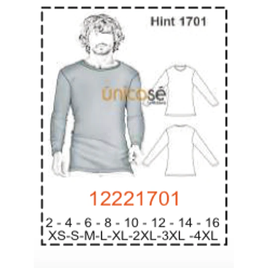 MOLDE ROPA INTERIOR HOMBRE 
