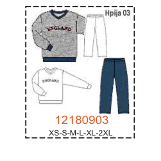 MOLDE PIJAMAS HOMBRE 