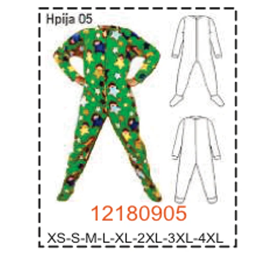 MOLDE PIJAMAS HOMBRE 