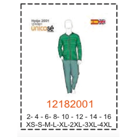 MOLDE PIJAMAS HOMBRE 