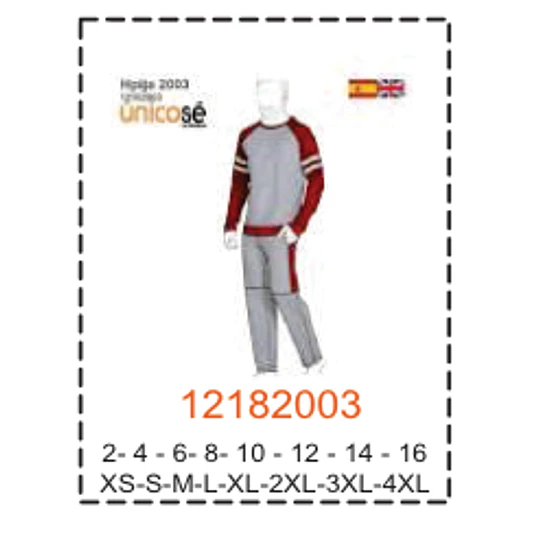 MOLDE PIJAMAS HOMBRE 