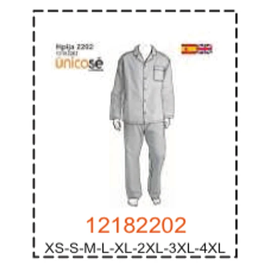 MOLDE PIJAMAS HOMBRE 