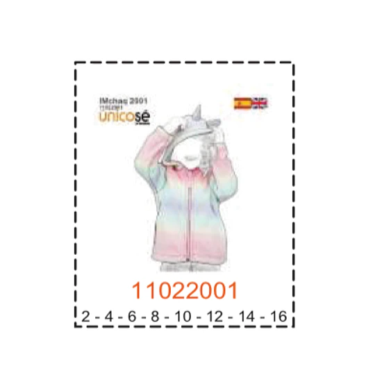 MOLDE PARKAS NIÑA - 2