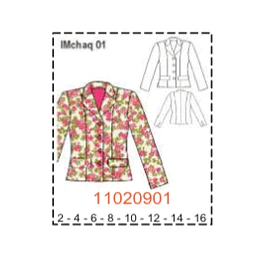 MOLDE CHAQUETA NIÑA -  1