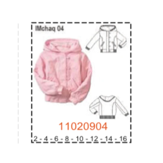 MOLDE CHAQUETA NIÑA -  1