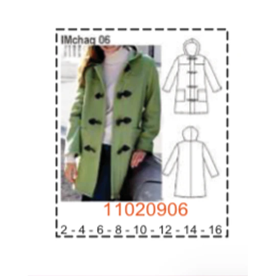 MOLDE CHAQUETA NIÑA -  1