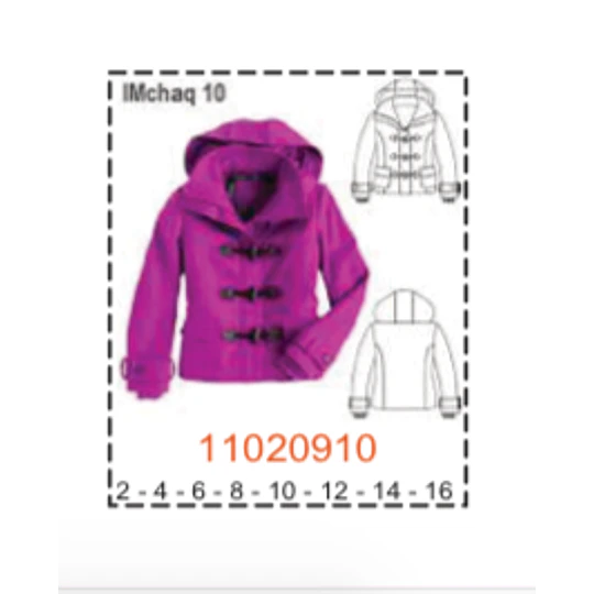 MOLDE CHAQUETA NIÑA -  1