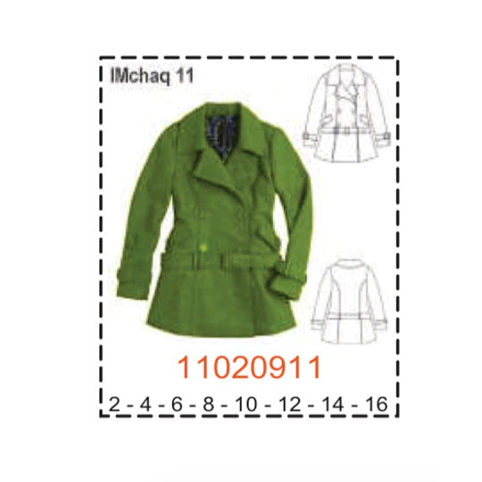 MOLDE CHAQUETA NIÑA -  1