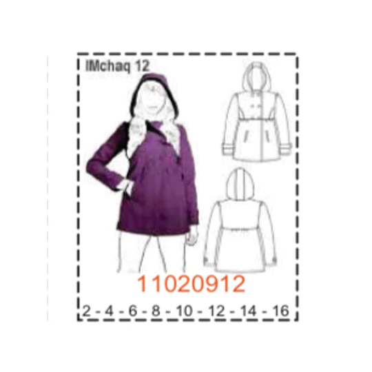 MOLDE CHAQUETA NIÑA -  1