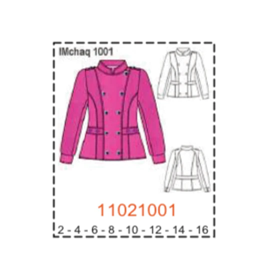 MOLDE CHAQUETA NIÑA -  1