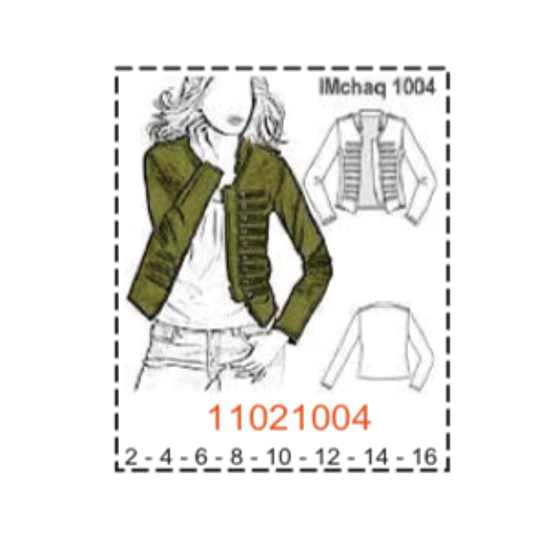 MOLDE CHAQUETA NIÑA -  1