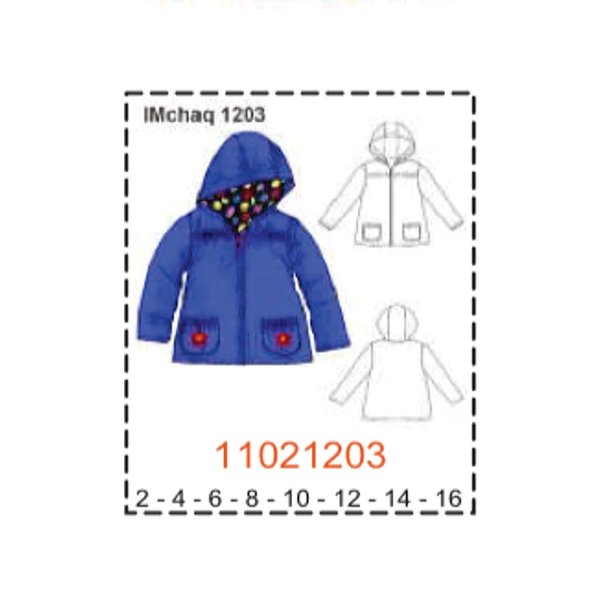 MOLDE CHAQUETA NIÑA -  1