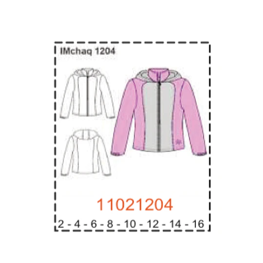 MOLDE CHAQUETA NIÑA -  1