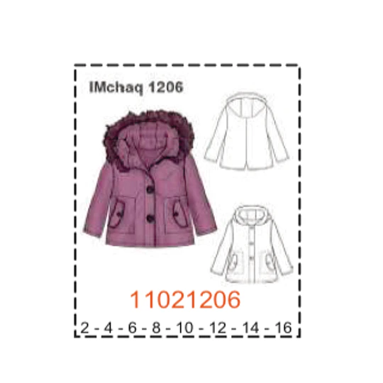 MOLDE CHAQUETA NIÑA -  1