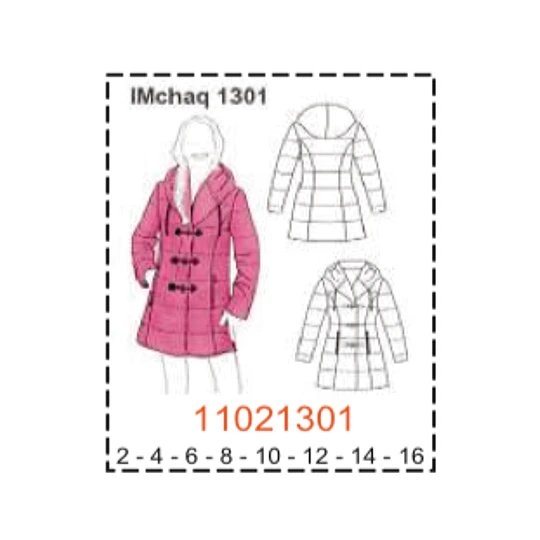 MOLDE CHAQUETA NIÑA -  1