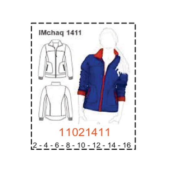 MOLDE CHAQUETA NIÑA -  1