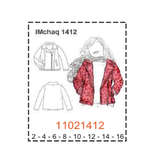 MOLDE CHAQUETA NIÑA -  1