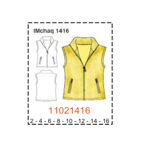 MOLDE CHAQUETA NIÑA -  1