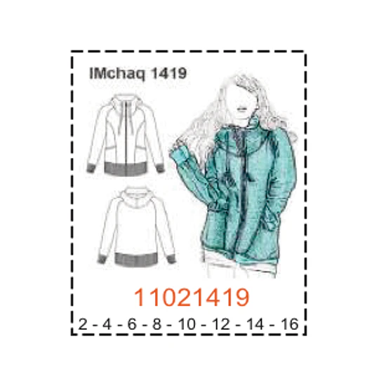 MOLDE CHAQUETA NIÑA -  1