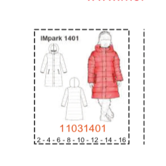 MOLDE PARKAS NIÑA