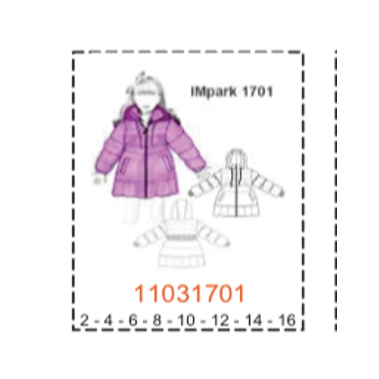 MOLDE PARKAS NIÑA