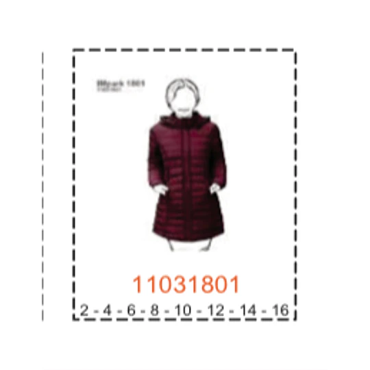 MOLDE PARKAS NIÑA