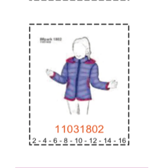 MOLDE PARKAS NIÑA