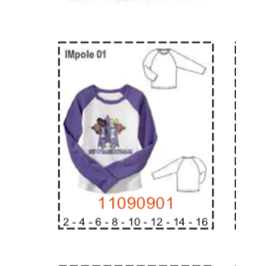 MOLDE POLERAS NIÑA - 1