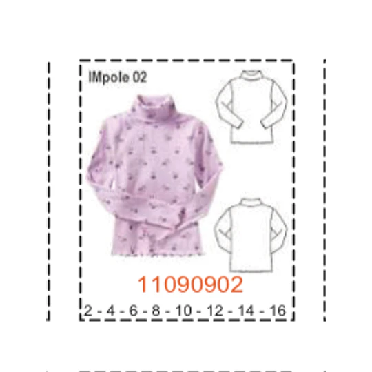 MOLDE POLERAS NIÑA - 1