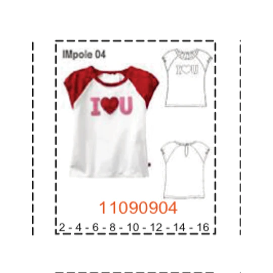MOLDE POLERAS NIÑA - 1