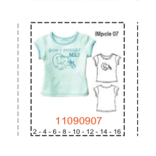 MOLDE POLERAS NIÑA - 1